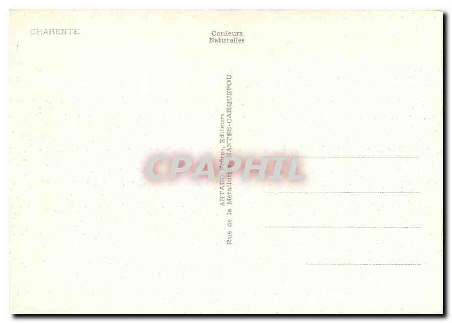 CPM Charente Angouleme Contolens La Rochefoucauld Angouleme  — Rückseite