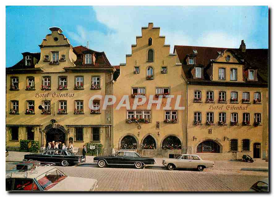 Hôtel Eisenhut — Rothenburg ob der Tauber — éditeur A. Ohmayer, n° 159