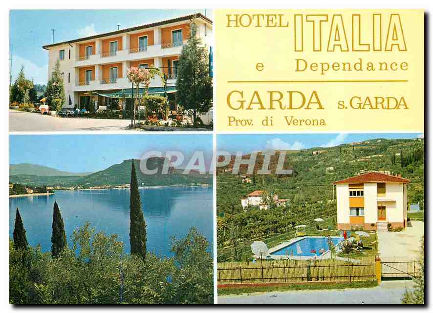 CPM Hotel Italia di Zeni Eugenio Garda sul Lago di Garda 
