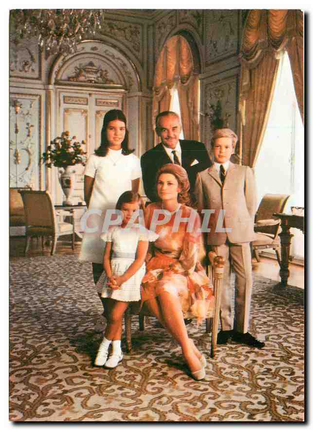 CPM LLAA SS le Prince Souverain et la Princesse Grace LLAA SS le Prince Albert la Princesse Caroline