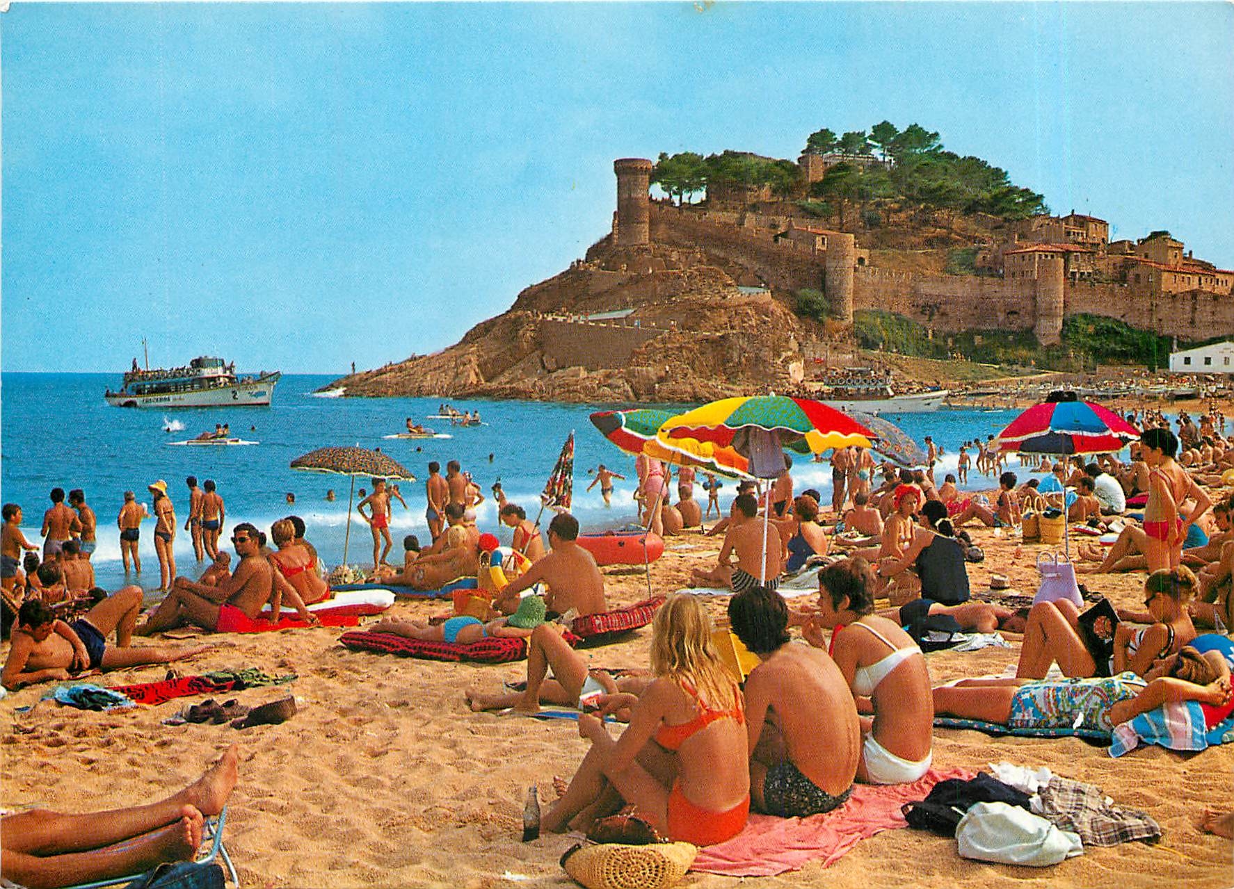CPM Costa Brava Tossa de Mar Detaile de la playa 