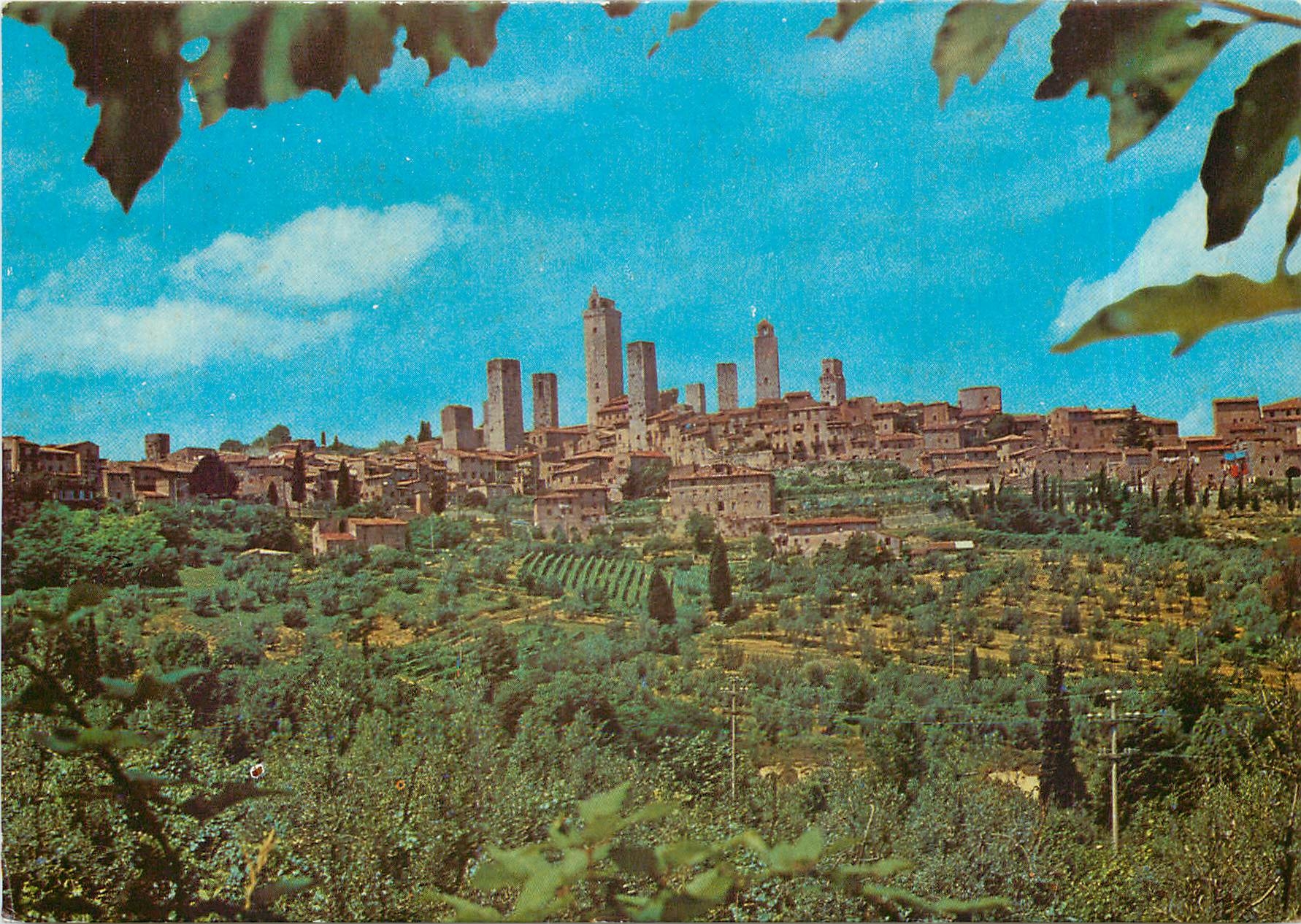 CPM Citta di S Gimignano Siena Panorama 