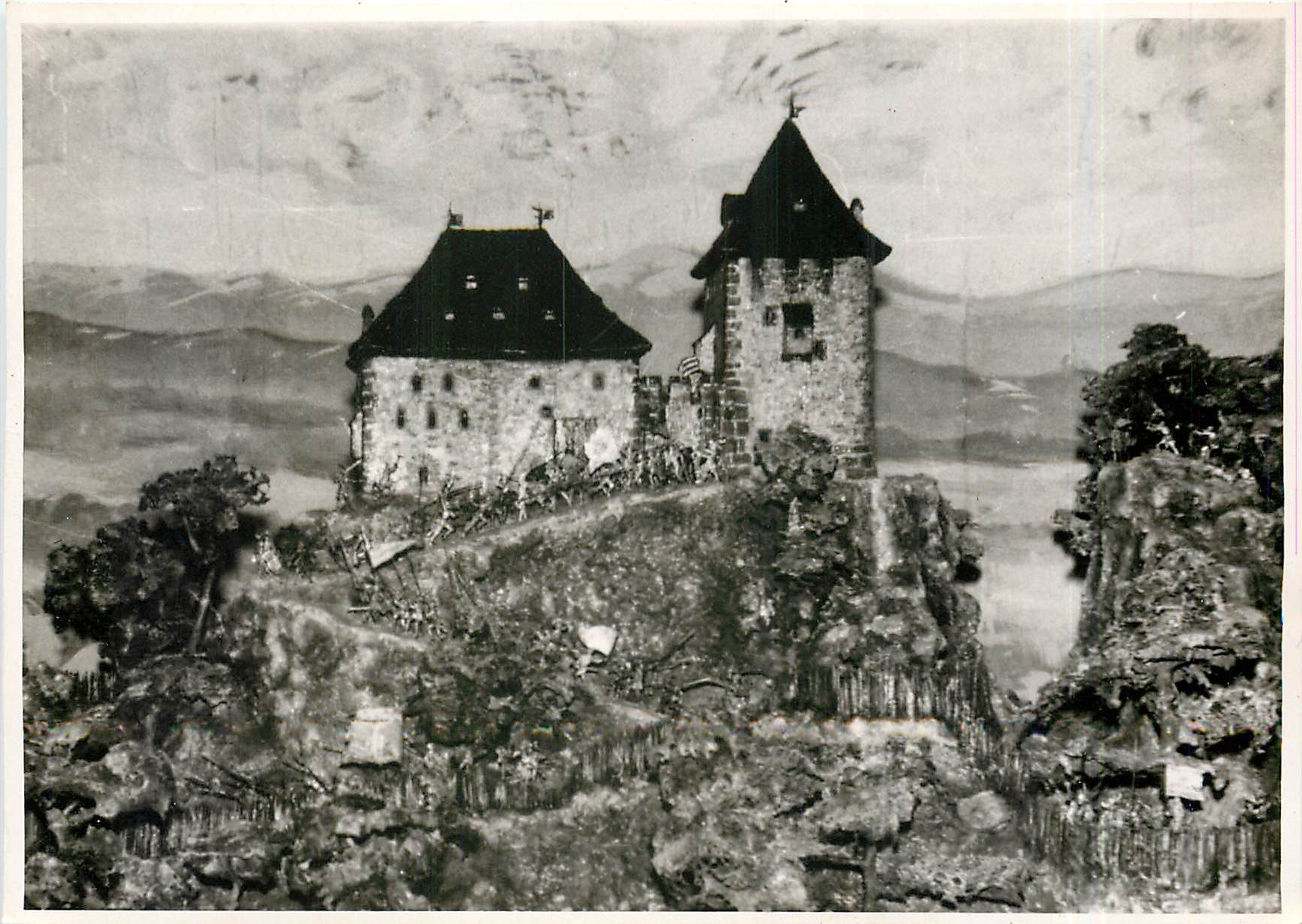 CPM Burgen der heimat Schneeburg auf dem Schonberg bei Freiburg 
