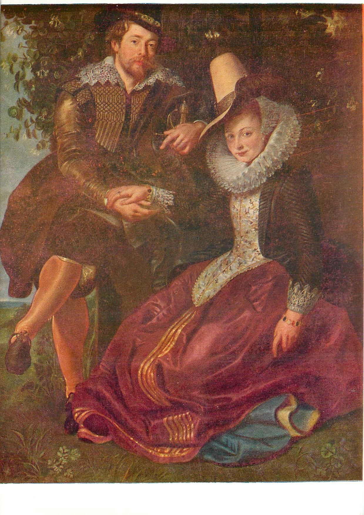 CPM PP Rubens Zelfportret met Isabella Brandt 