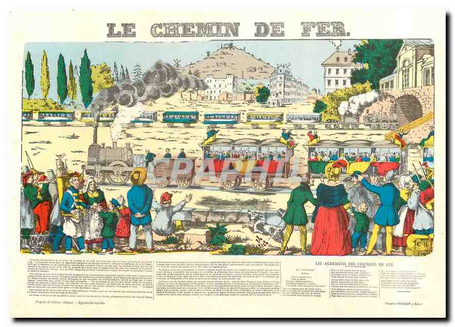 CPM Le Chemin de fer Mulhouse 
