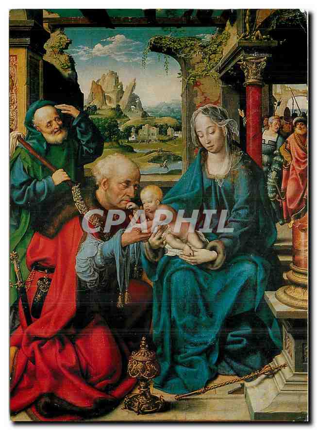 CPM Anbetung der Konige Joss Van Cleve Napoli Museo di Capodimonte 