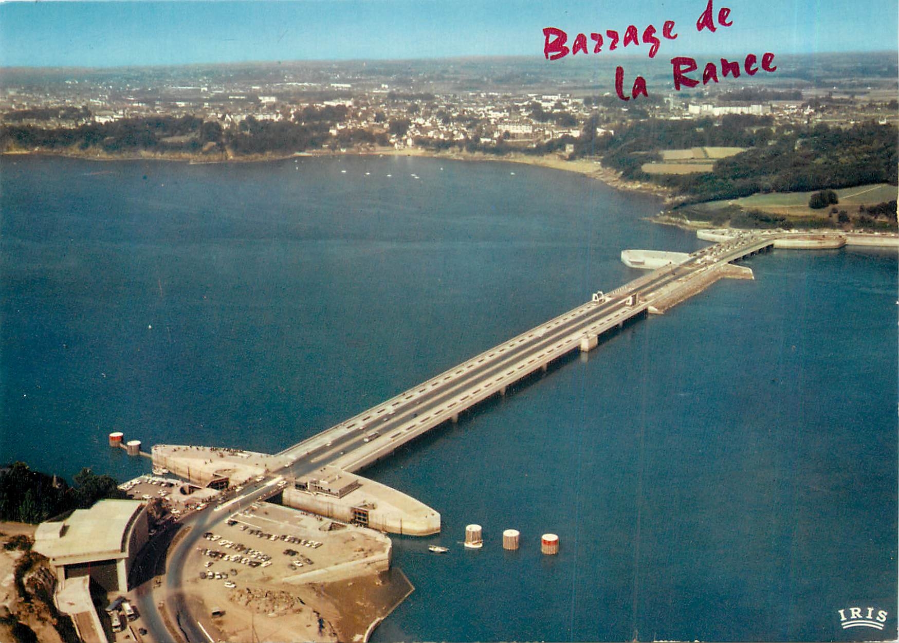 Barrage de la Rance — vue aérienne — IRIS