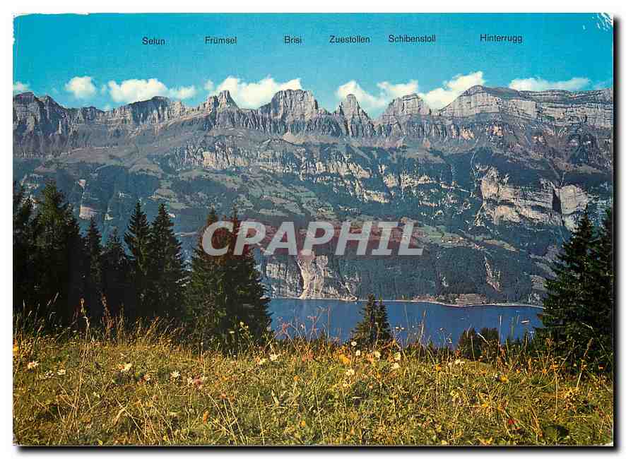 CPM Flumserberge Ausblick auf Walensee und Churfirsten 