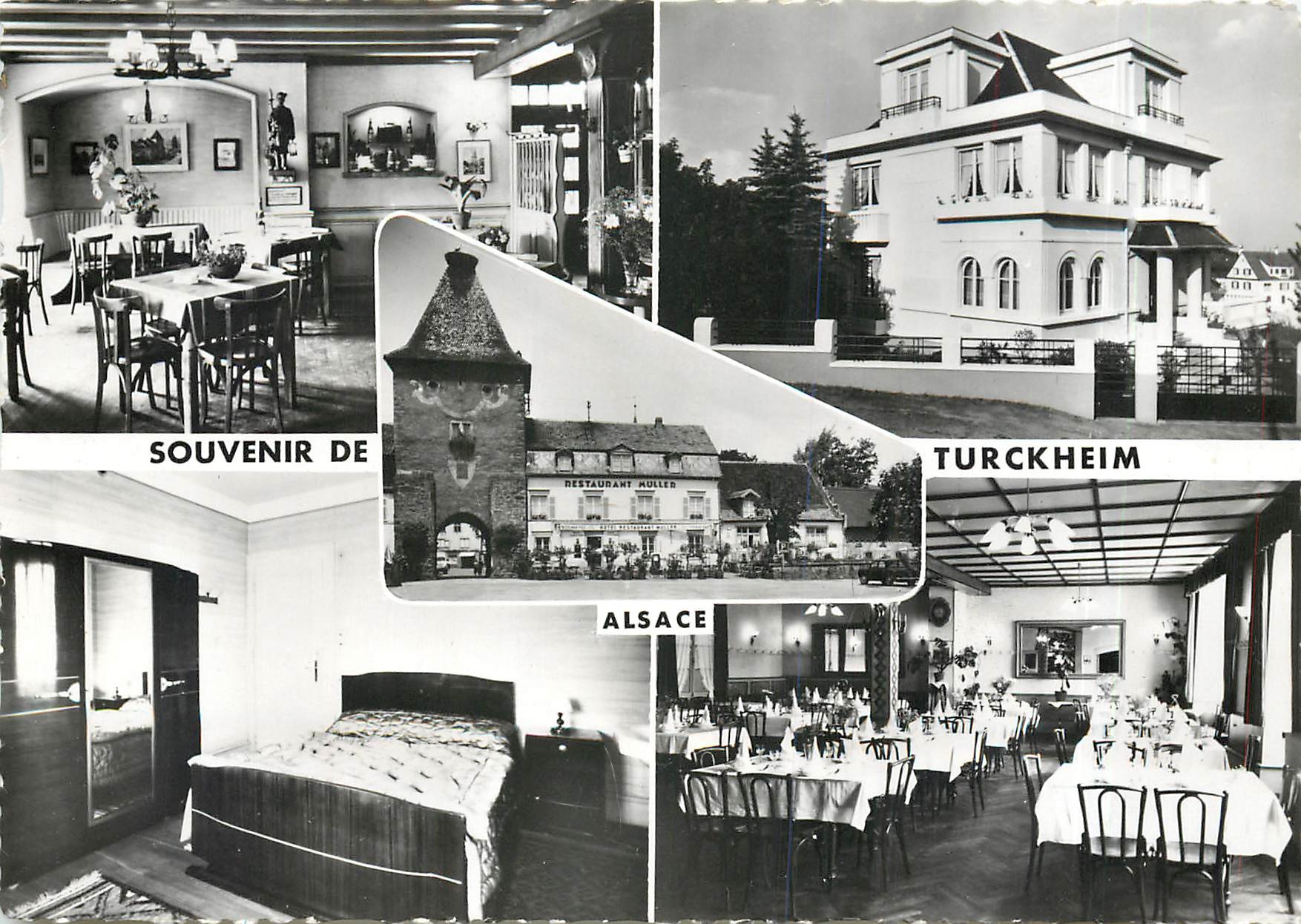 Turckheim — Alsace — Hôtel-Restaurant Muller — C. A. P., rue Letellier, Paris