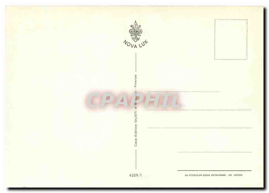 CPM Toscana Pistoia Grosseto Arezzo Massa Livorno Pisa Firenze Siena  — Rückseite