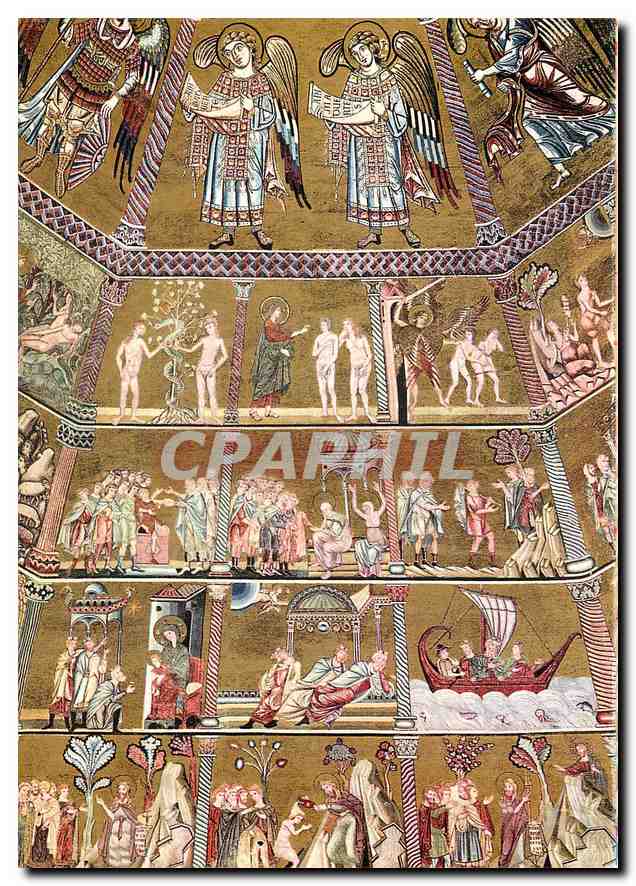CPM Firenze Battistero di S Giovanni Archanges Adam et Eve Vie de Josephs Les Rois Mages Vie Vie de 