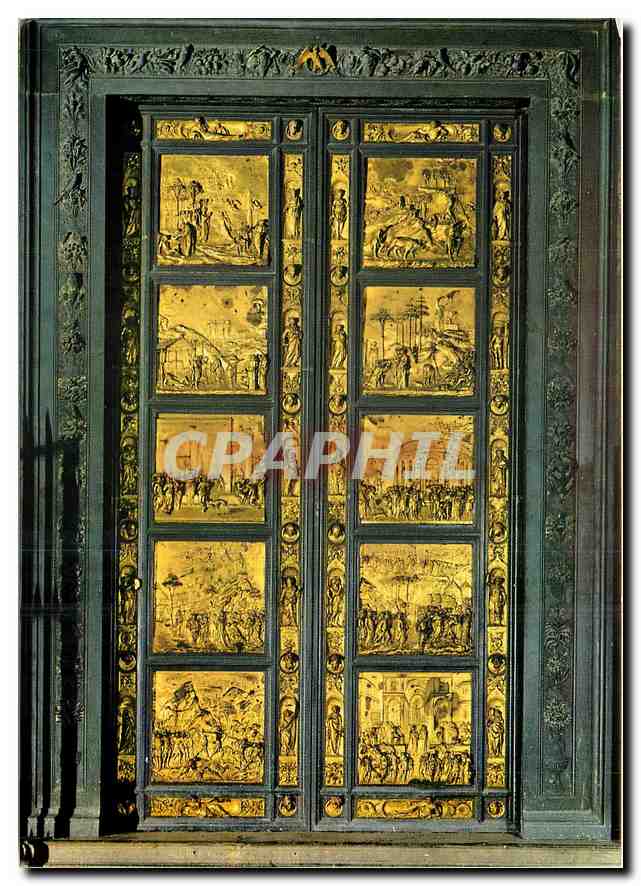 CPM Firenze Battistero di S Giovanni Lorenze Ghiberti Porte du Paradis 