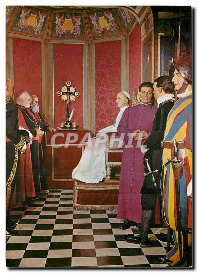 CPM Musee Grevin SS Paul VI au Vatican 