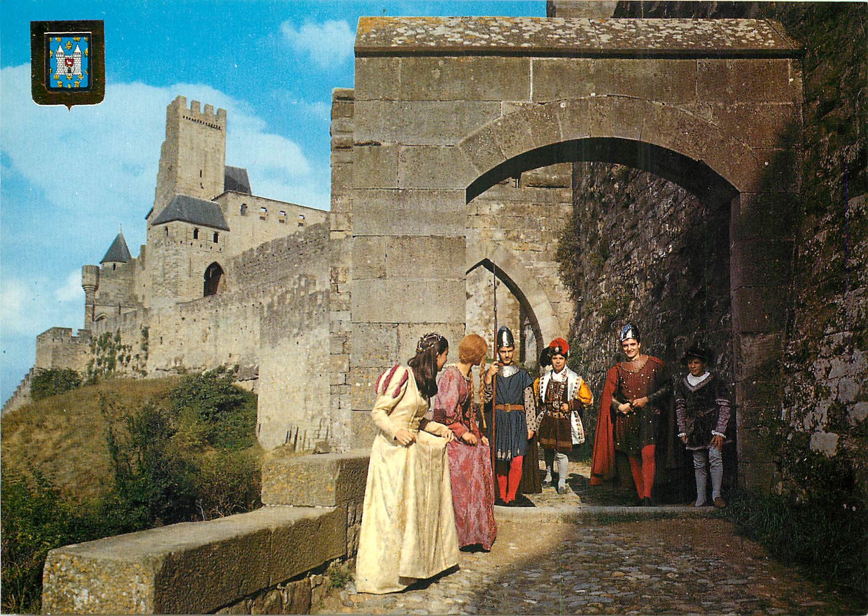 CPM Carcassonne Cite Historique La Porte l'Aude 