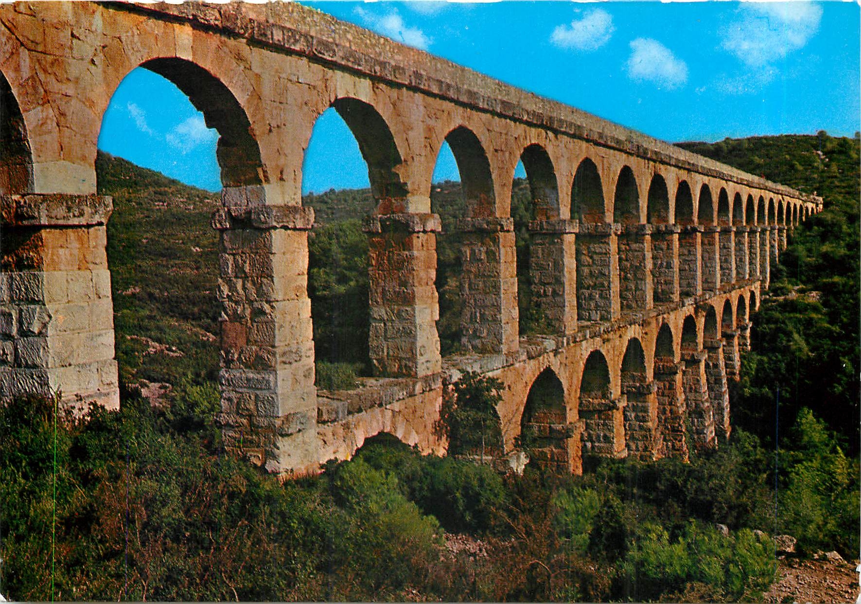 CPM Tarragona Espana Costa Dorada Aqueduc Romain 
