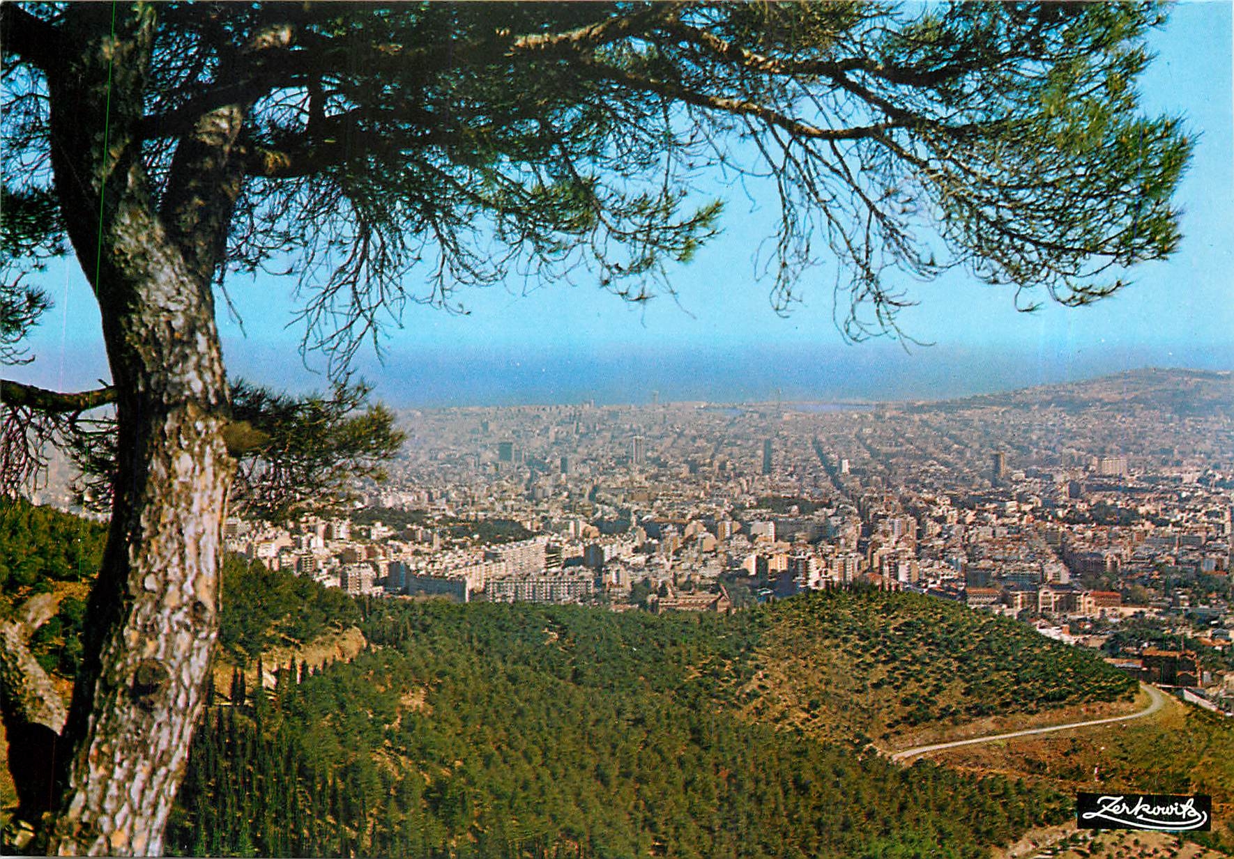 CPM Barcelona Vue panoramique des le Tibidado 