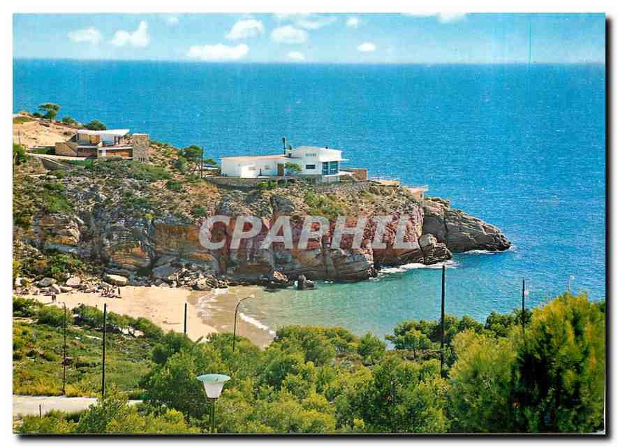 CPM Costa Dorada Tarragona Salou Detail de la cote 