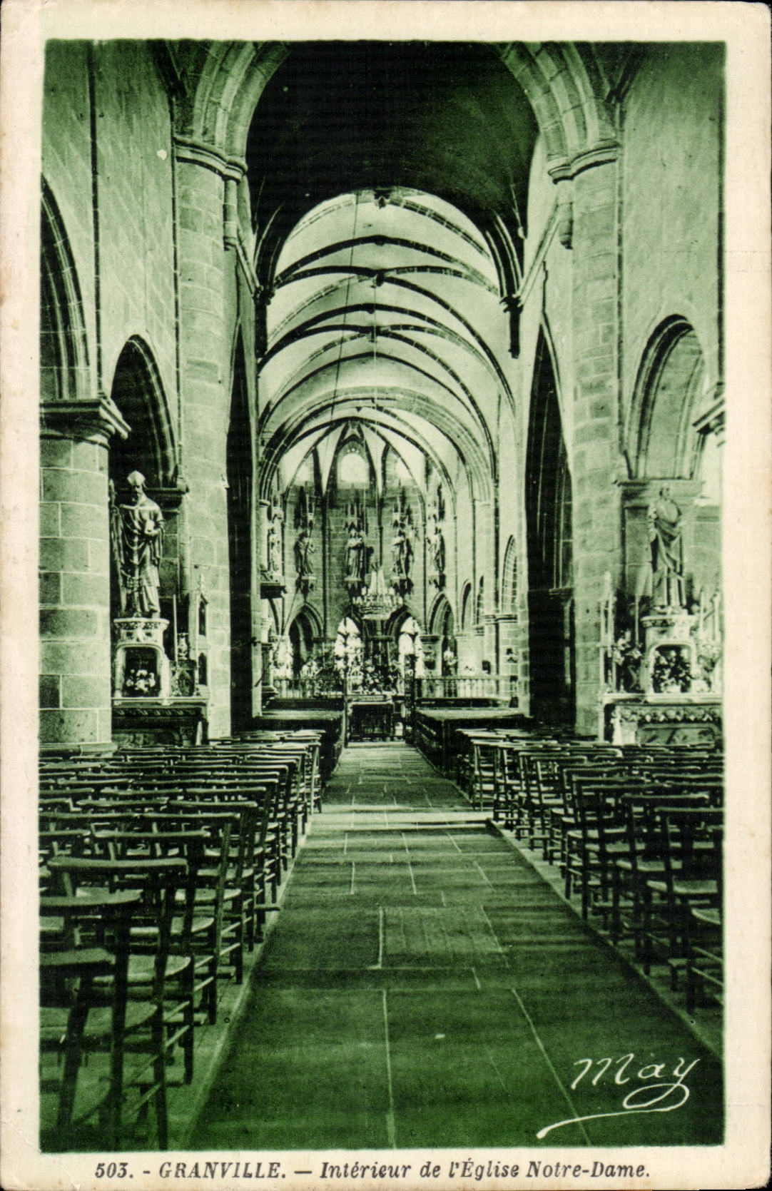 Granville CPA Interieur de l'eglise Notre Dame