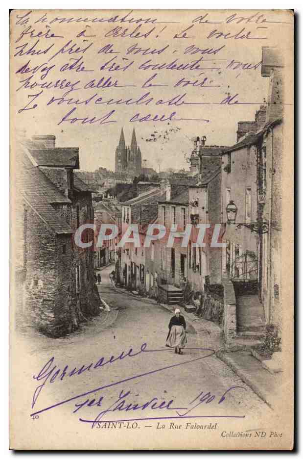 Saint-Lô — La Rue Falourdel — Collections ND Phot