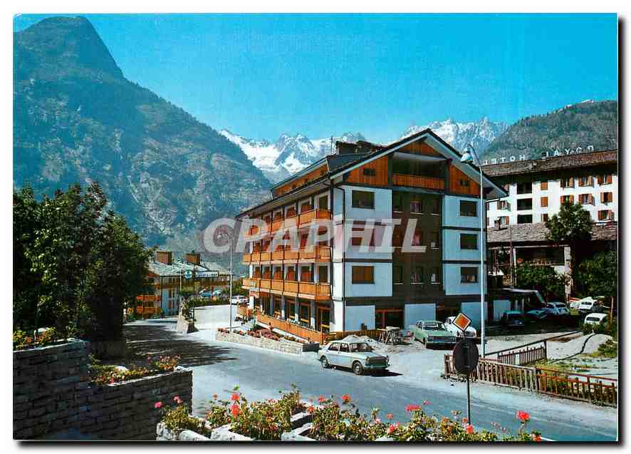 CPM Courmayeur m. 1224 - Panorama Catena M. Bianco