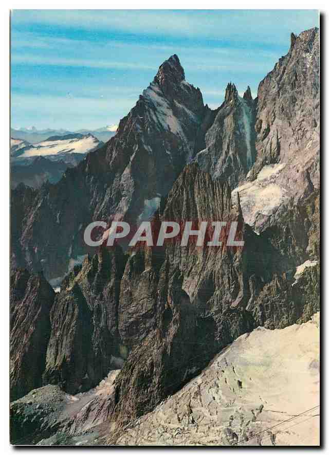 CPM Vallee d'Aosta - Courmayeur m. 1224 Aiguille Noire de Peulerey m. 3773