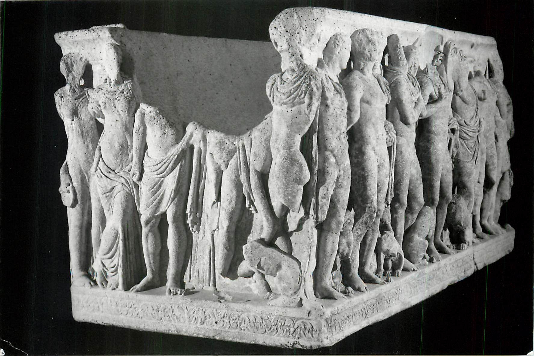 CPM Tarragona Museo Arqueologico Sarcofago de Hipolitus s. II