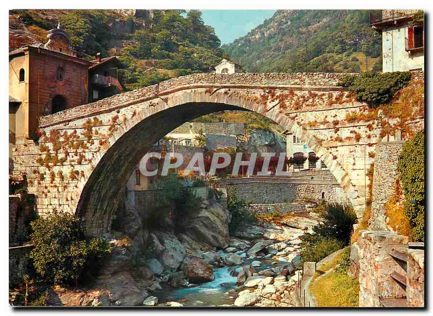 CPM Pont St. Martin m.345 Pont Romain (Vallee d'Aoste)