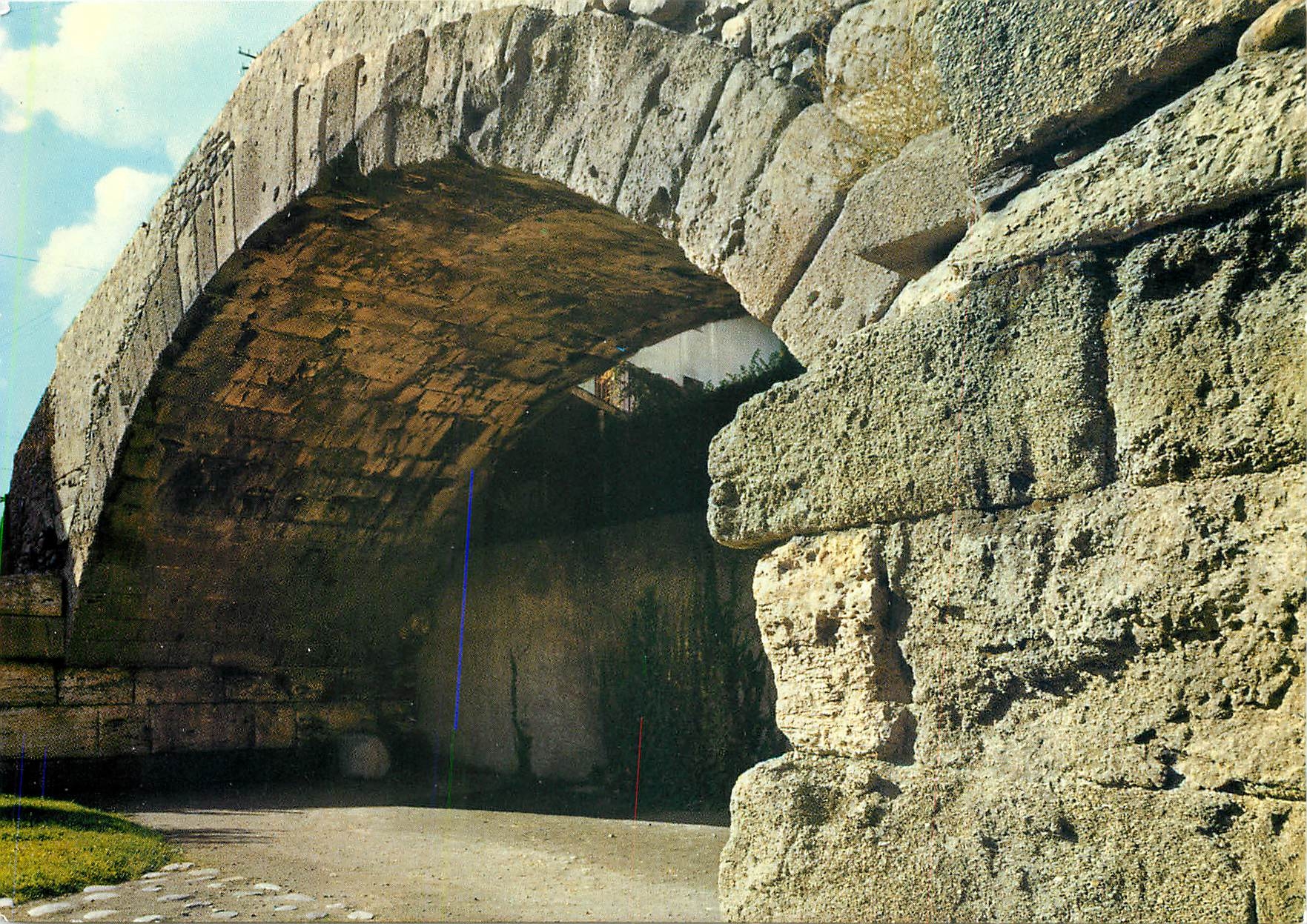 CPM Aosta m.583 Roman Bridge on the old bed of the Buthier stream 1 century