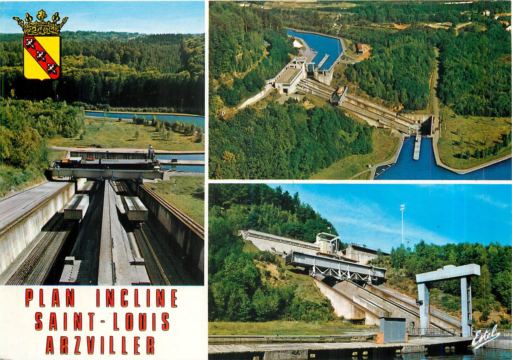CPM Saint-Louis-Arzviller (Moselle) Canal de la Marne au Rhin