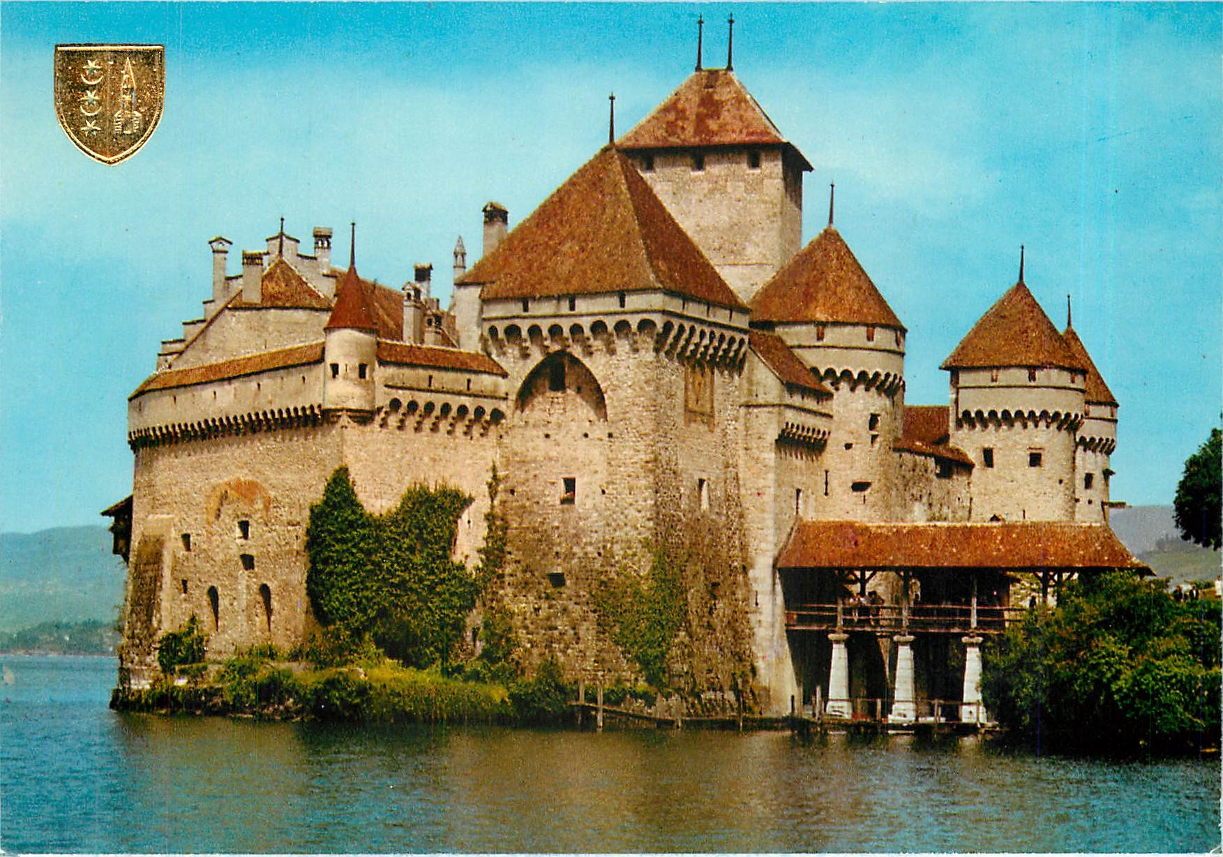 CPM Chillon-Montreux - Le chateau vue du Sud