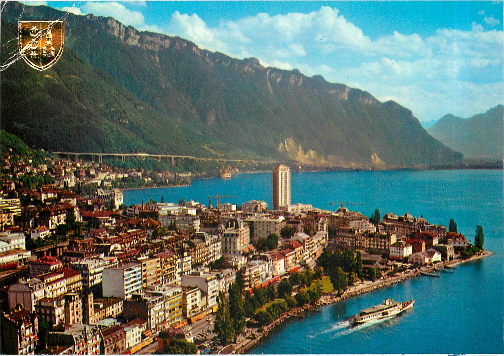 CPM Montreux - La grand Rue et le Debarcadere
