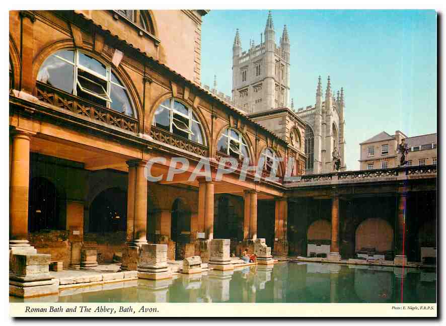 CPM Roman bath and the Abbey Bath Avon