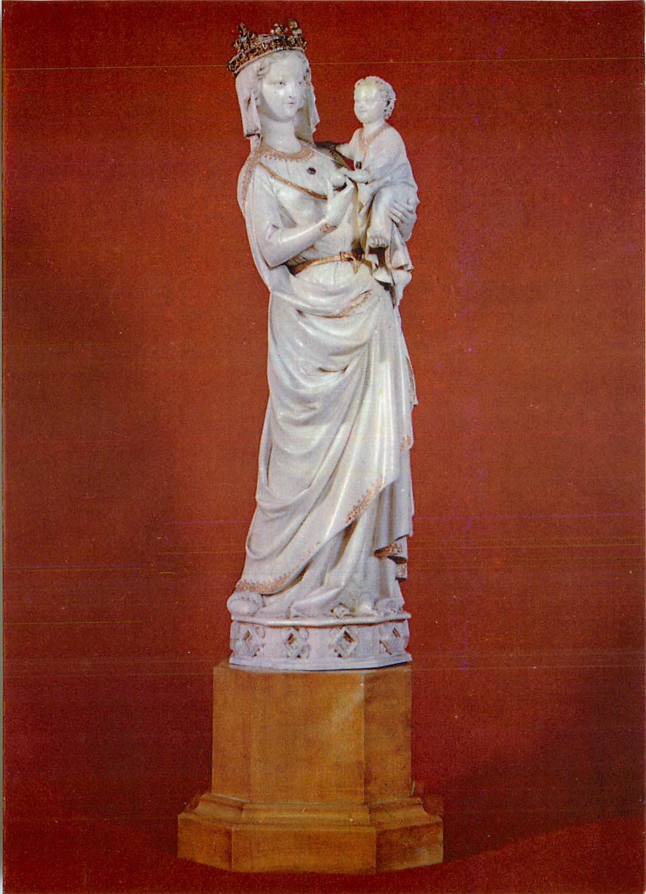 CPM Musee du Louvre - Paris Vierge a l'Enfant provenant probablement du tresor de la Sainte-Chapelle