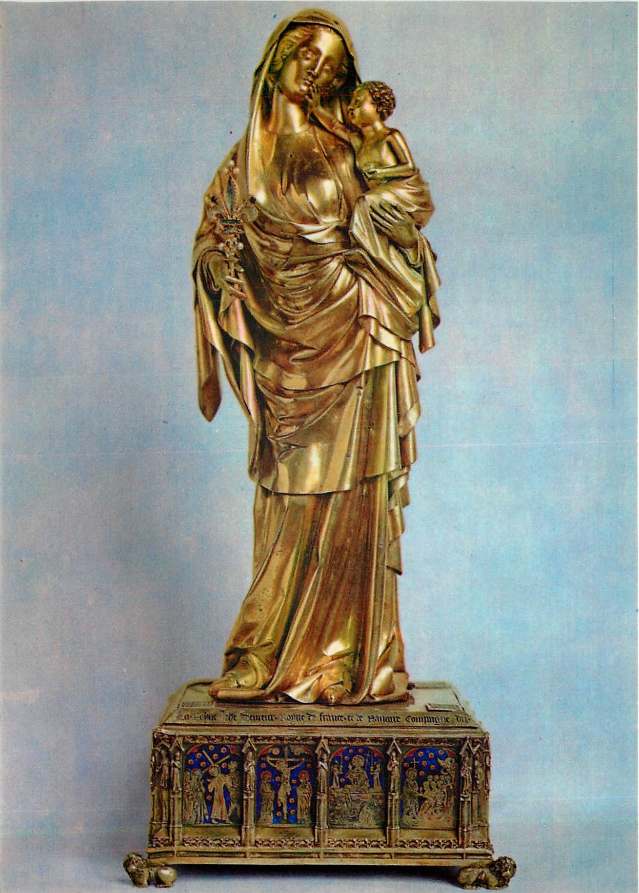 CPM Musee du Louvre - Paris Rebquaire offert par Jeanne d'Evreux au tresor de Saint-Denis en 1339