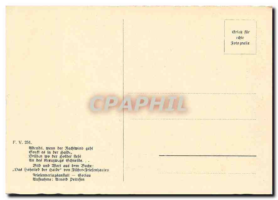 CPM Arbre — Verso