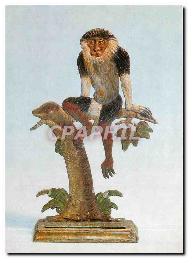 Singe de la série "Naturhistorische Vorstellungen" — Johann Georg Hilpert, fin du XVIIIe siècle — éditeur Zerrniss & Co. Nürnberg
