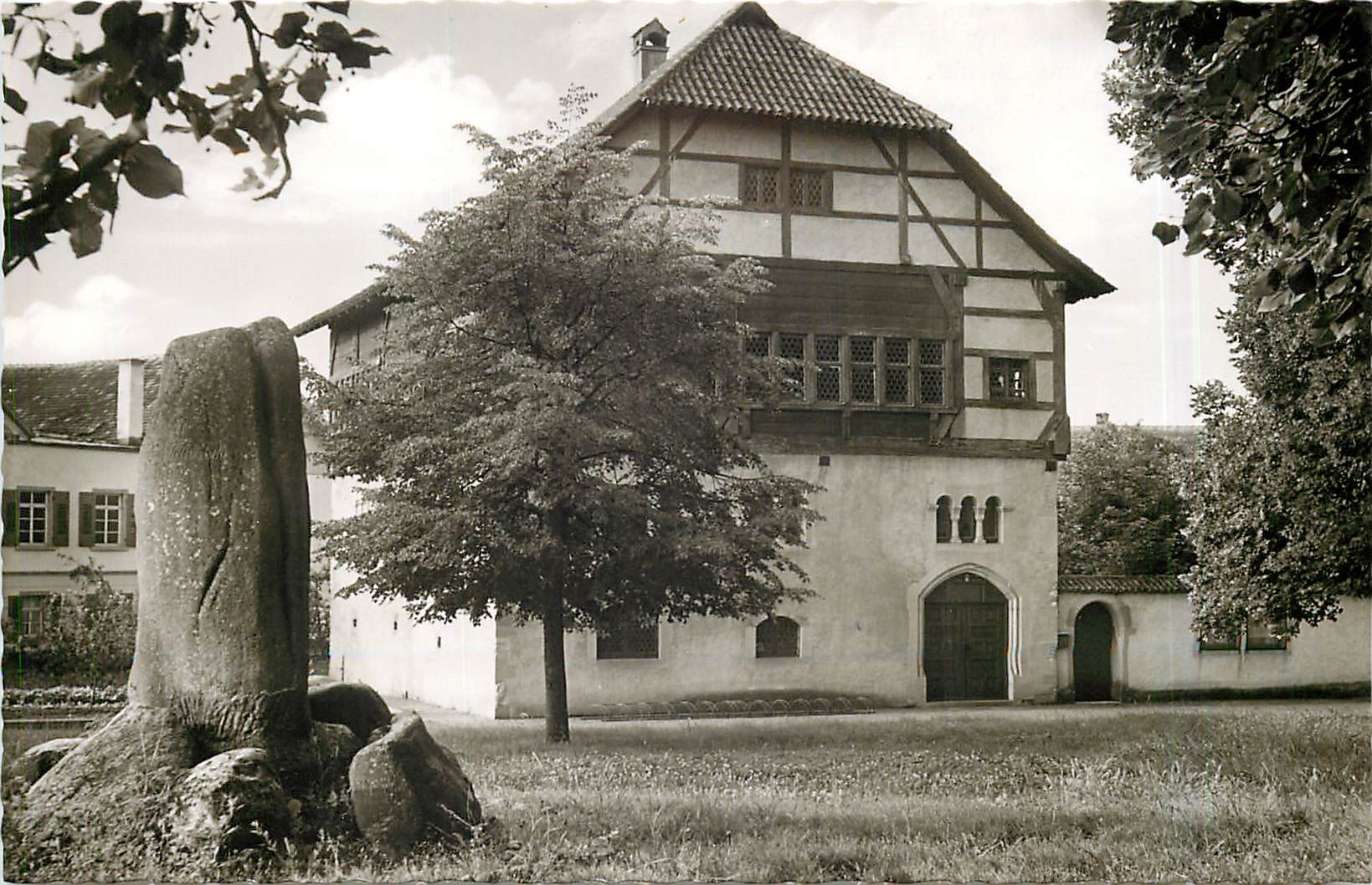 CPM Insel Reichenau Bodensee Rathaus u. Fischerdenkmal