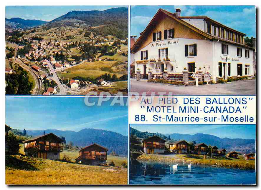 CPM "Au pieds des Ballons" "Motel Mini-Canada" St-Maurice-sur-Moselle