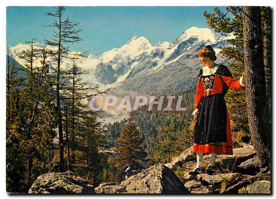 CPM Die Berninagruppe von Montebello aus