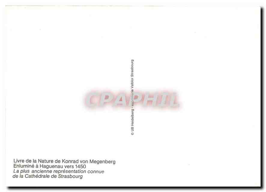 CPM Livre de la Nature de Konrad von Megenberg enlumine a Haguenau vers 1450 — Back