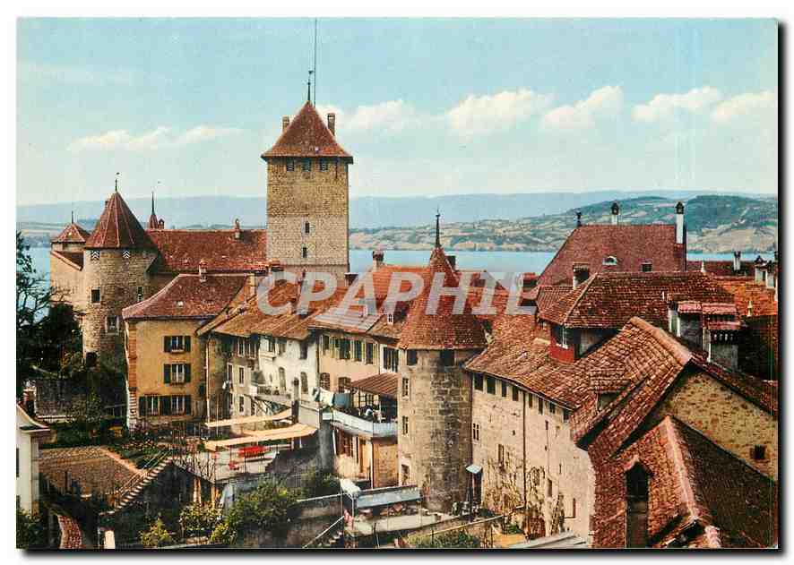 CPM Morat ses remparts et son Chateau