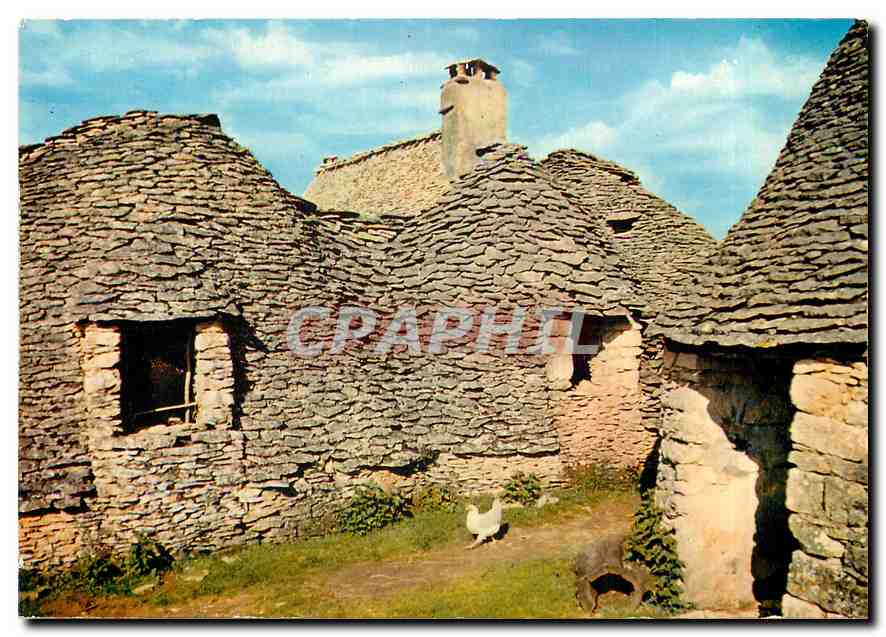 CPM Vieux village Gallo Romain en Dordogne