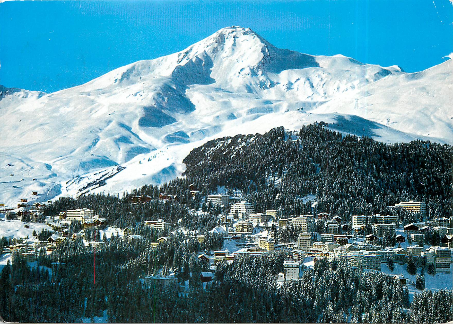 CPM Arosa Gesamtansicht mit Weisshorn