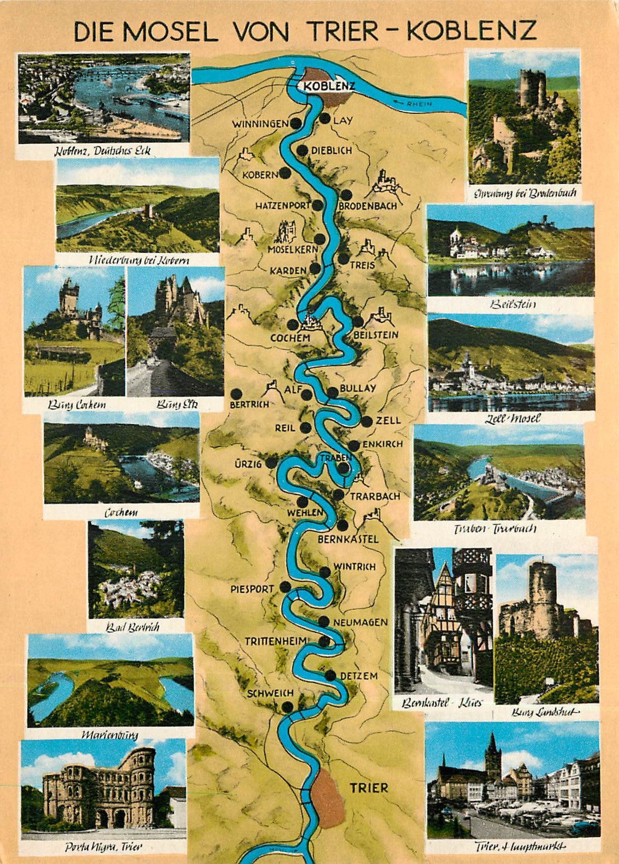 CPM Die Mosel von Trier-Koblenz
