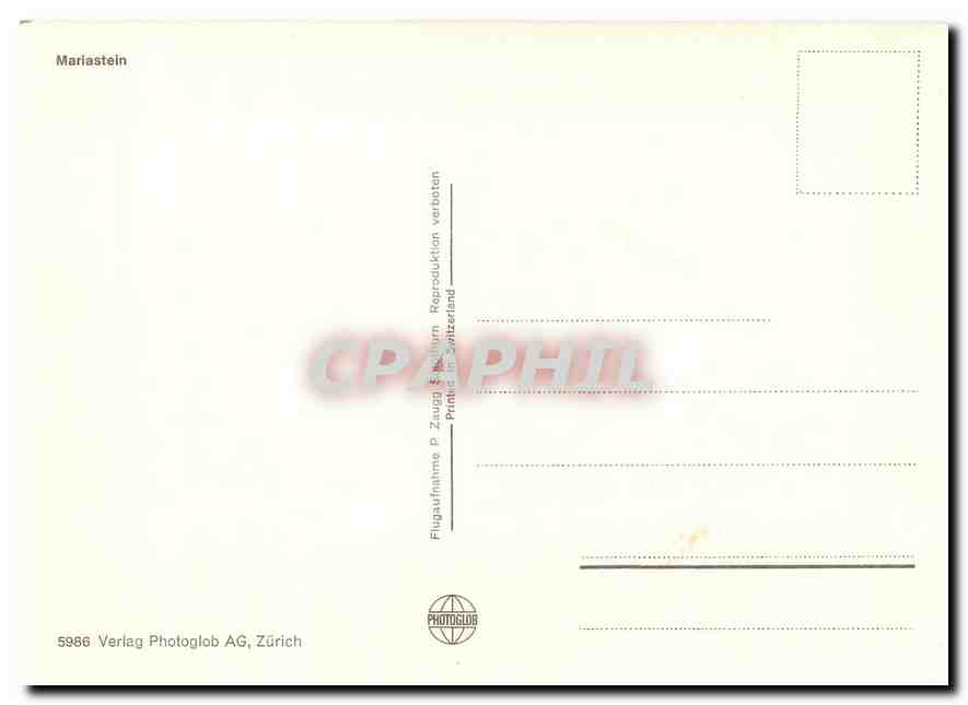 CPM Mariastein — Rückseite