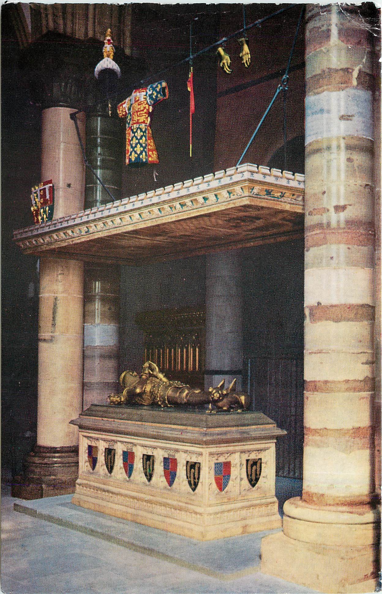 CPM Canterbury Cathedral. Tomb of Edward the Black Prince