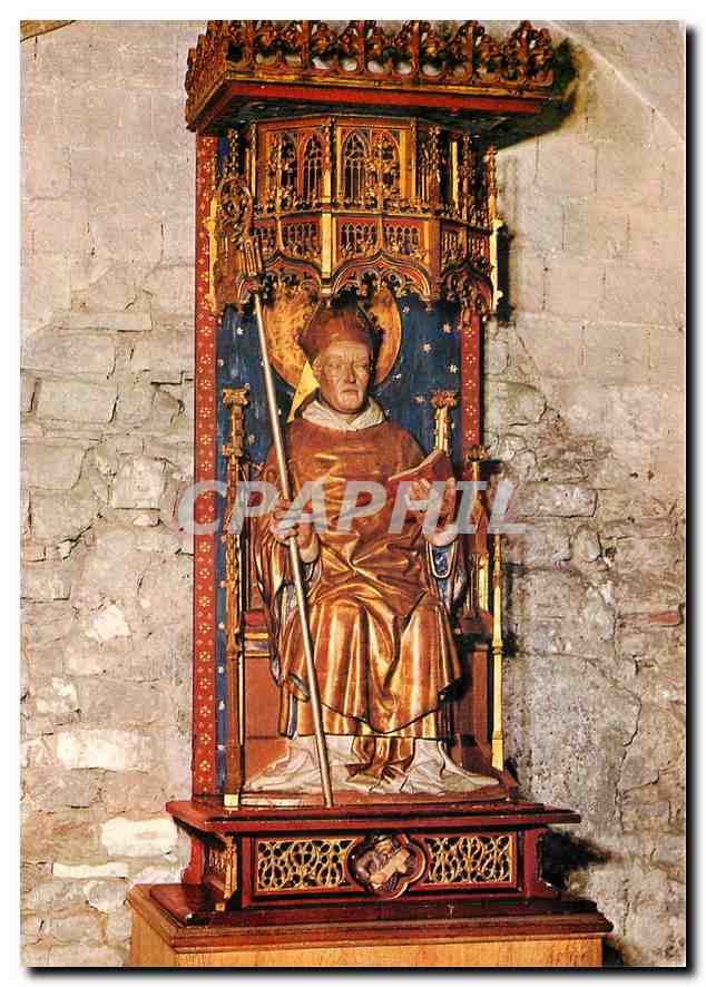 CPM Canterbury Cathedral St. Thomas Becket statue in the crypt