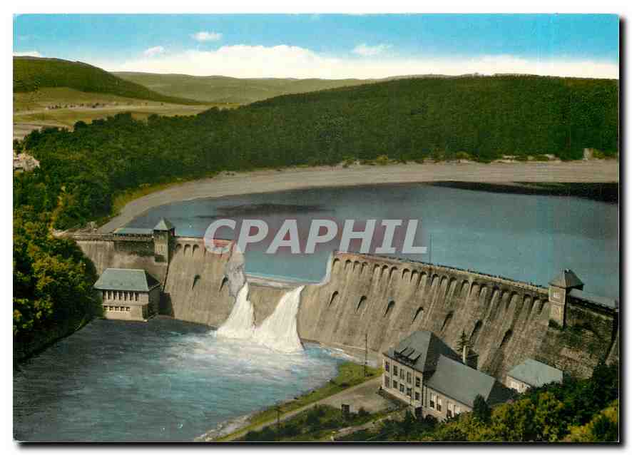 CPM Die 1943 zerstoerte Edersee-Sporrmauer Barrage