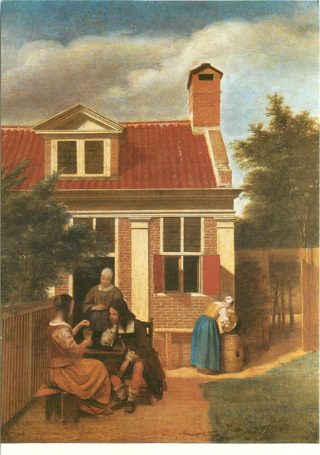 CPM  Rijksmuseum Amsterdam Pieter de Hooch (1629- +/-1683) The Country Cottage