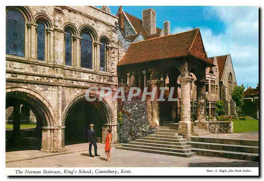 CPM The Norman Staircase King's School Canterbury Kent
